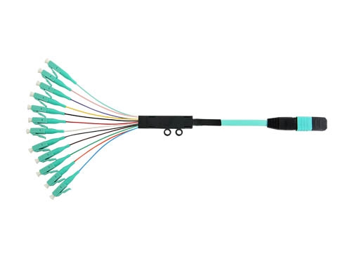 MPO-LC OM3直接扇出光缆组件