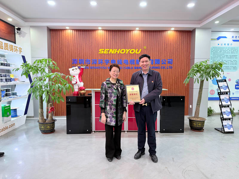 深圳市龙岗区退役军人事务局春节前带队走访慰问军创企业-- 深圳市深环宇电线电缆制造有限公司
